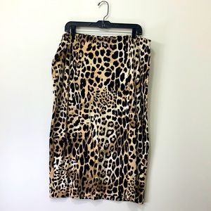Lane Bryant Cheetah Style Skirt